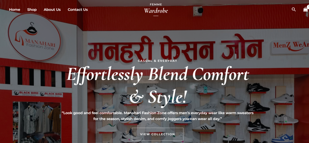 E-commerce website